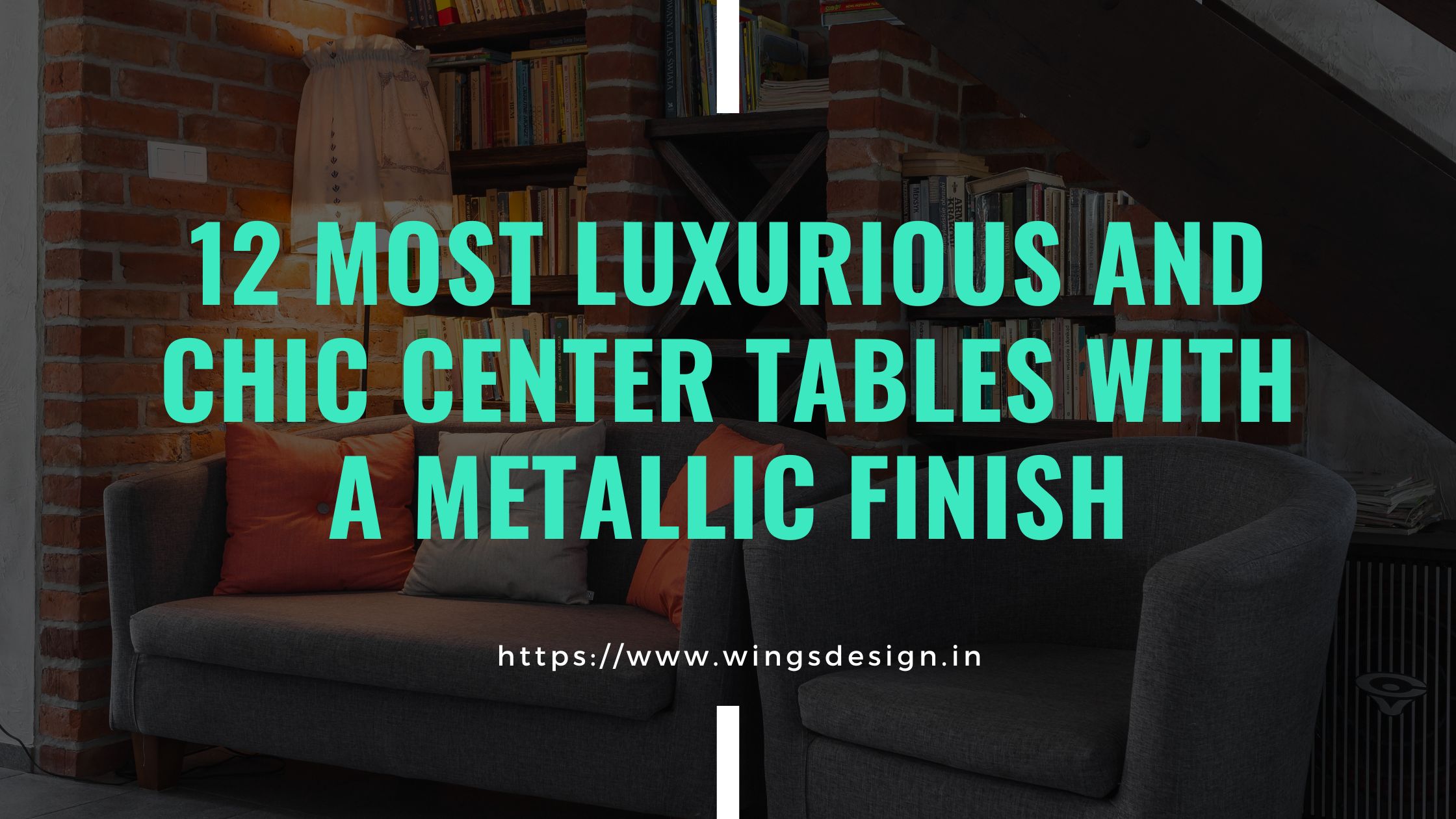 Luxury metal and center tables